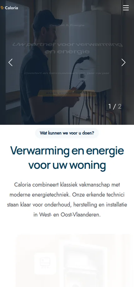 Caloria op mobiel