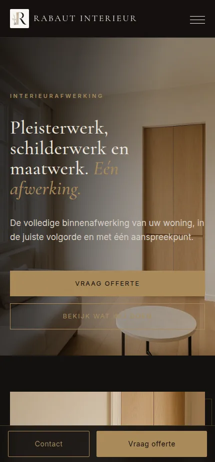 Rabaut Interieur op mobiel